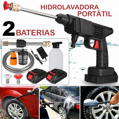 Hidrolavadora Portátil de Alta Presión para Autos 🎁 + 1 batería extra de regalo