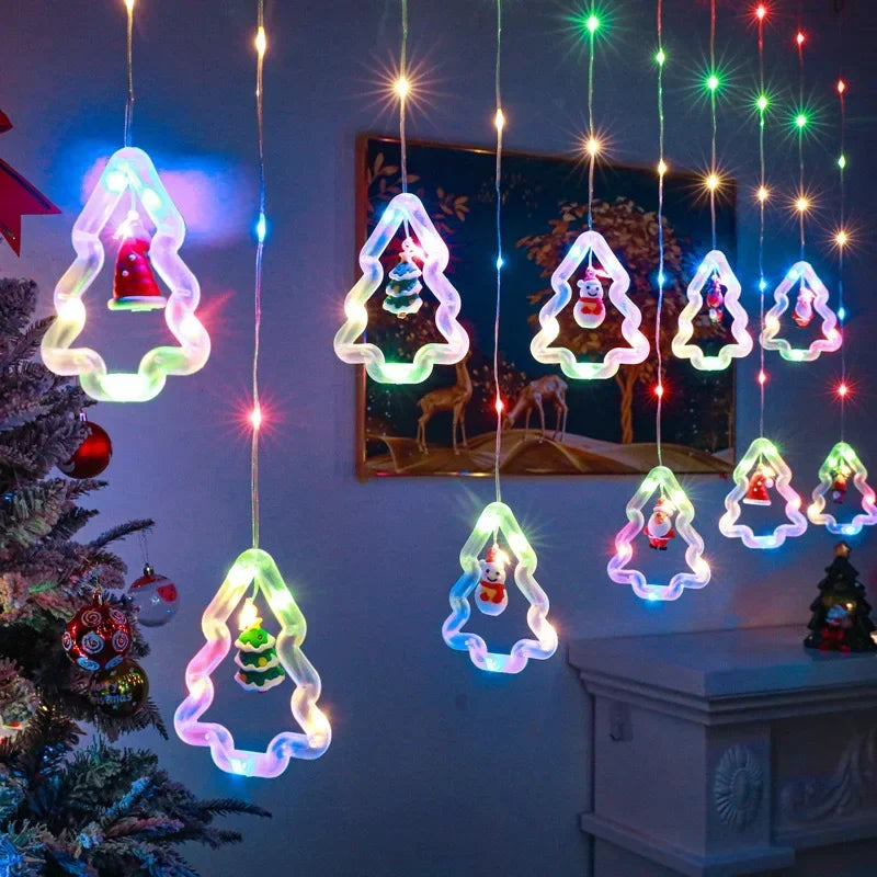 Luces Mágicas de Navidad 3 Metros 🎄✨- Calido, Multicolor o Blanco